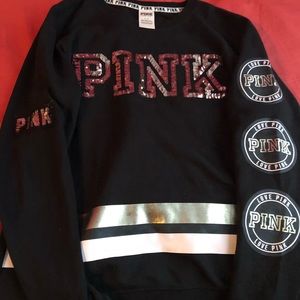 Bling pink sweater